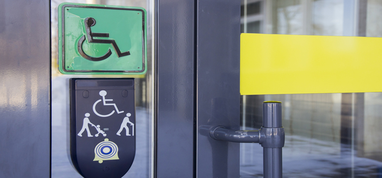 automatic handicap door opener in Parkway